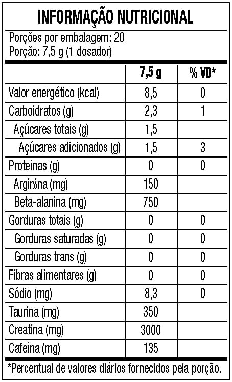 Pré treino b.o.p.e- 150g - black skull b.o.p.e frutas amarelas 150g